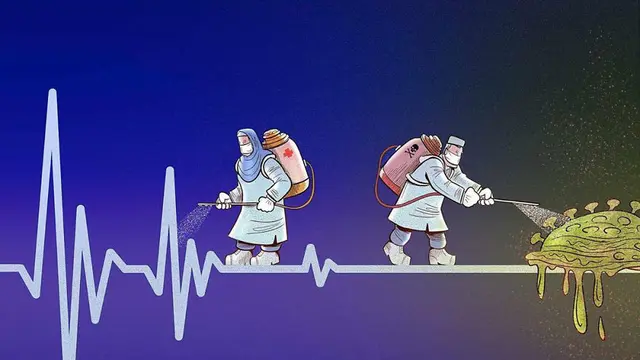 Pilu, 8 Ilustrasi Ini Gambarkan Beratnya Tugas Tenaga Medis Saat Pandemi Virus Corona