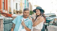 Gading Marten dan Medina Dina (Sumber: Instagram/gadiiing)