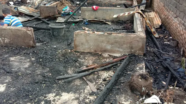 Rumah di Binjai dibakar