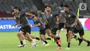 Sebelumnya, Timnas Bahrain berterima kasih kepada PSSI dan masyarakat Indonesia atas sambutan sejak kedatangan mereka ke Jakarta. (Liputan6.com/Angga Yuniar)