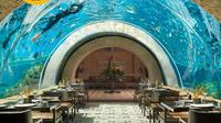 Suasana Koral Restaurant yang dinobatkan sebagai Top Picture-Perfect Restaurants di dunia tahun 2021 versi Tripadvisor. (dok. Instagram @koralbali/https://www.instagram.com/p/CRqzqmKt8Ck/?utm_source=ig_web_copy_link / Gabriella Ajeng Larasati)