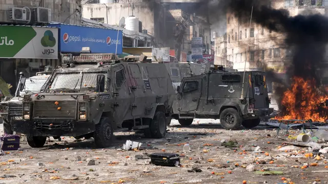 Pasukan Israel Serang Nablus, 10 Warga Palestina Tewas