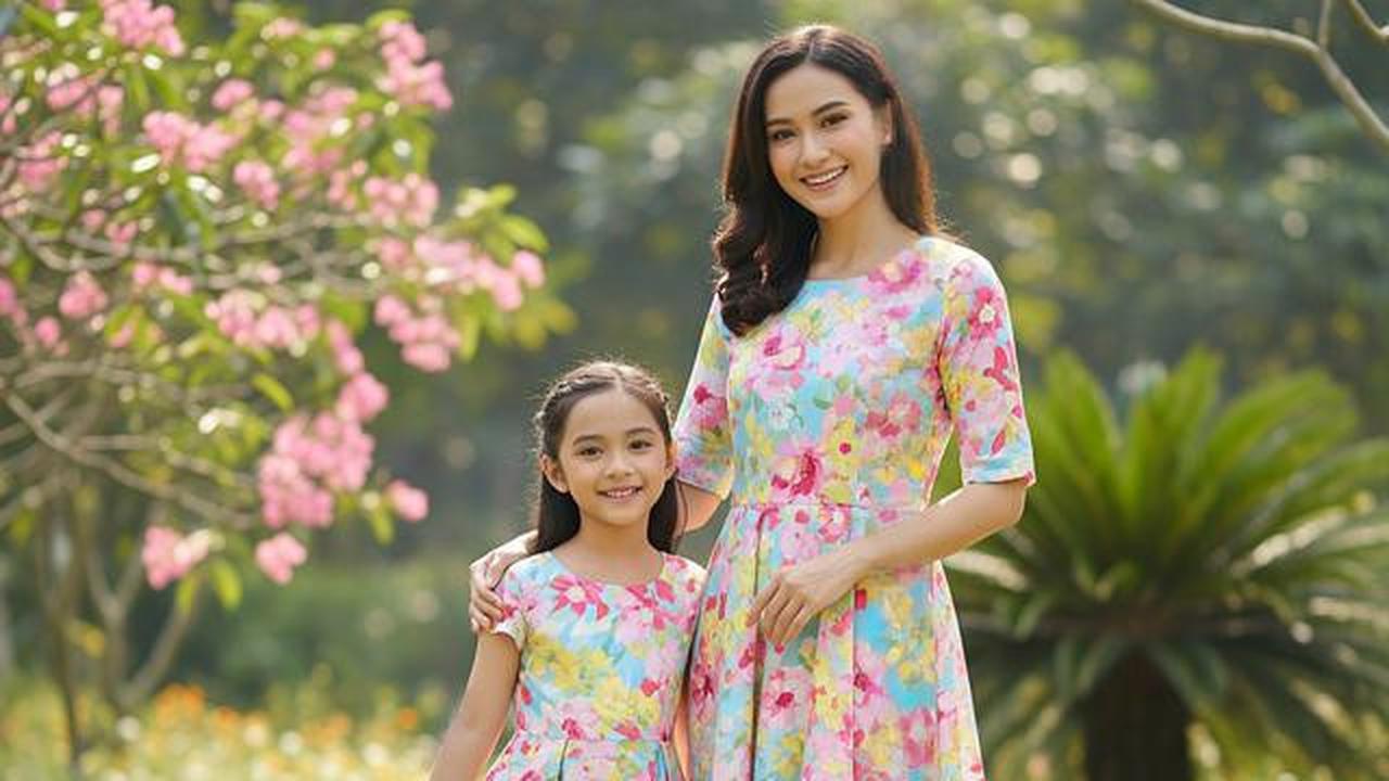 7 Model Dress Couple Ibu dan Anak yang Bikin Tampilan Makin Kompak