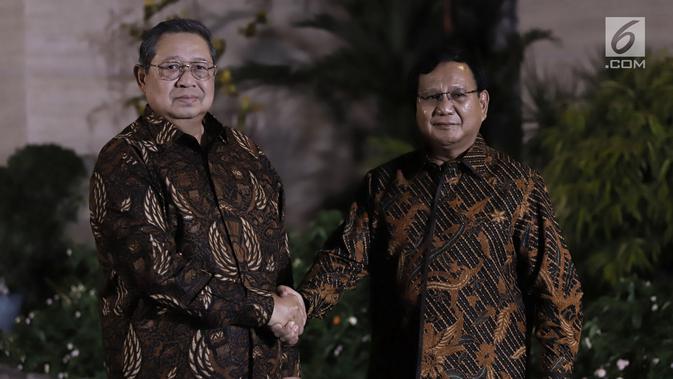 Batal Bertemu Malam Ini, Pertemuan SBY dan Prabowo Diundur Besok Pagi