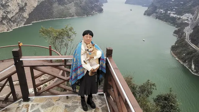 Gunung Anjing di China Viral, Diburu Para Turis Pecinta Anabul