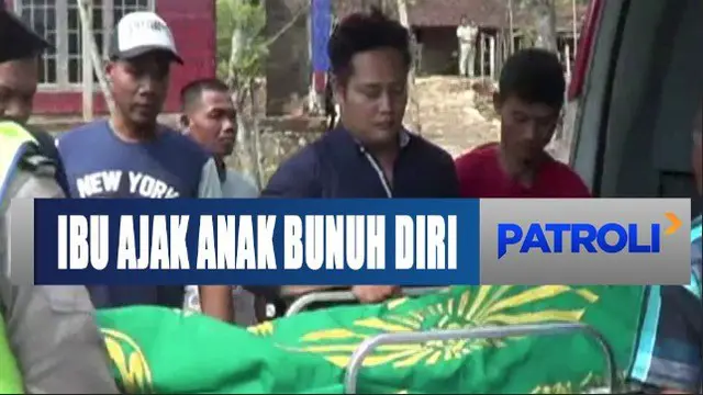 Kenekatan sang ibu meminum racun yang dicampur susu, diduga karena himpitan masalah dalam keluarga.