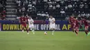 Gol kemenangan Qatar dicetak oleh Khaled Ali dan Ahmed Al Rawi. (Dok. PSSI)