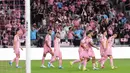 Dalam laga perdana di NU Stadium, Minggu (04/04/2026), Lionel Messi berhasil menciptakan satu gol ke gawang Austin FC. (AP Photo/Lynne Sladky)