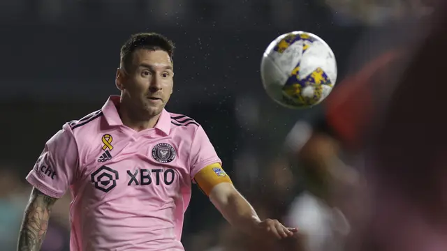Foto: Penampilan 37 Menit Lionel Messi Bersama Inter Miami pada Lanjutan MLS, Kira-Kira Kenapa Ya?