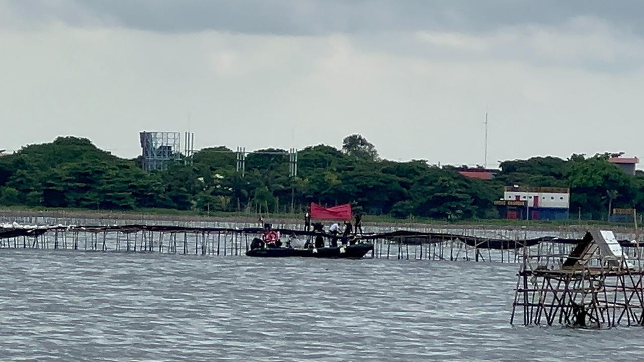 Penampakan Terkini Pagar Laut Misterius di Tangerang