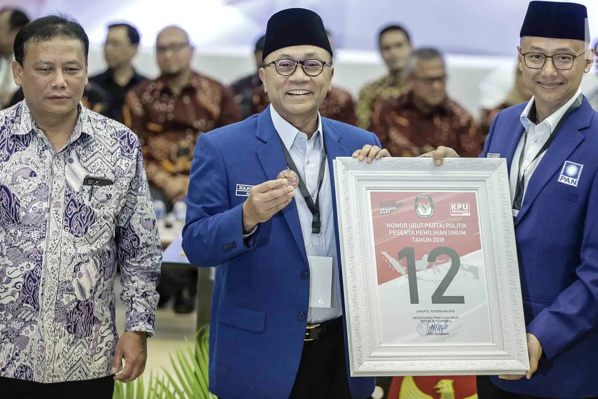 Ingat, Ini Daftar Nomor Urut 14 Parpol Peserta Pemilu 2019