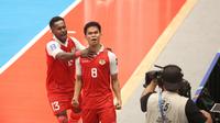 Timnas Futsal Indonesia berhasil meraih kemenangan 5-3 atas Kirgistan pada laga kedua Grup A Piala Asia Futsal 2026 di Indonesia Arena, Jakarta, Kamis (29/01/2026) malam WIB. Hasil itu membuat Tim Garuda melenggang ke perempat final. (Bola.com/Muhammad Iqbal Ichsan)