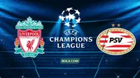 Link Live Streaming Liga Champions di Vidio Malam Ini: Liverpool Vs PSV