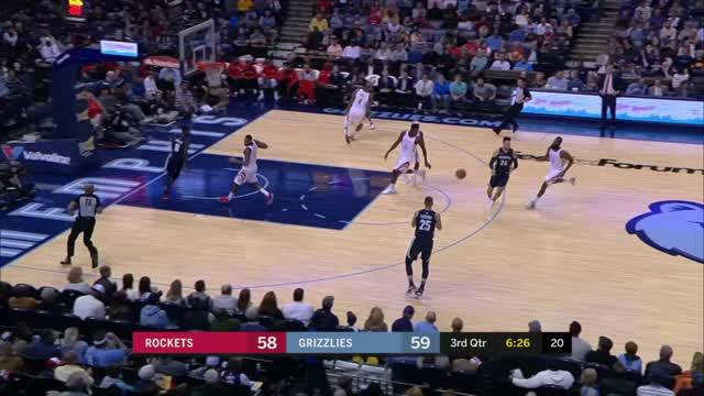 Memphis Grizzlies mengalahkan Houston Rockets dengan skor 103-89.