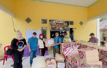 DPRD Gorontalo Utara Salurkan Bantuan Banjir Gorontalo Utara di Biau