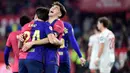 Kemenangan ini membuat Barcelona kini menempati peringkat tiga klasemen sementara La Liga 2024/2025 dengan 48 poin dari 23 laga. Sementara, Sevilla berada di peringkat 13 dengan koleksi 28 poin. (CRISTINA QUICLER/AFP)