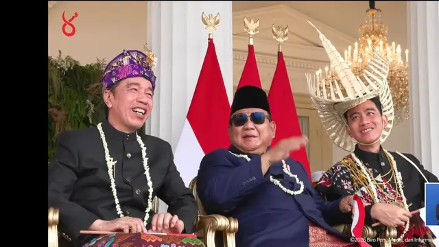 Cerita di Balik Prabowo Duduk Diapit Jokowi-Gibran saat HUT ke-81 RI