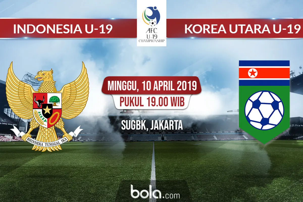 Indonesia U-19 vs Korea Utara U-19