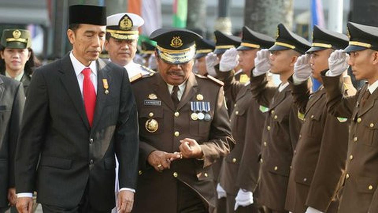Jokowi hadiri HUT Bhakti Adhyaksa di Kejagung