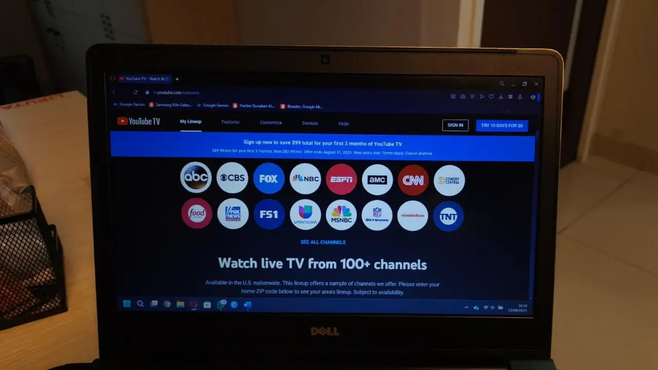 YouTube TV Subscription