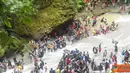 Citizen6, Makasar: Selain pemandangan alamnya yang indah, pengunjung juga dimanjakan dengan kesegaran air terjunnya. (Pengirim: Andi nur)