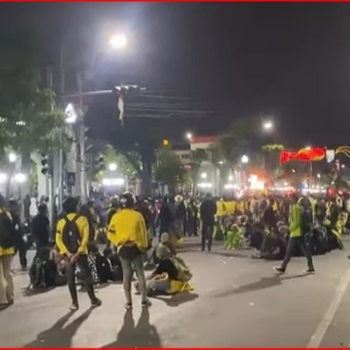 Demonstrasi mahasiswa di Semarang berakhir ricuh
