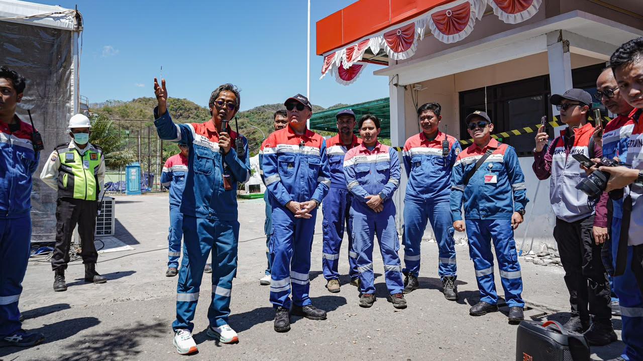 Komisaris Utama Pertamina Cek Operasional FT Reo Usai Dilanda Gempa, Begini Kondisinya