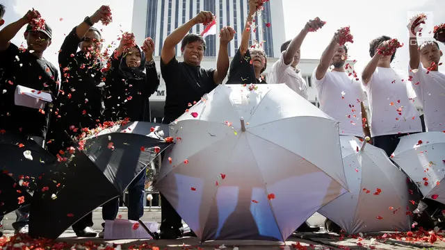 Aksi Damai Terkait Sengketa Pimpinan DPD RI