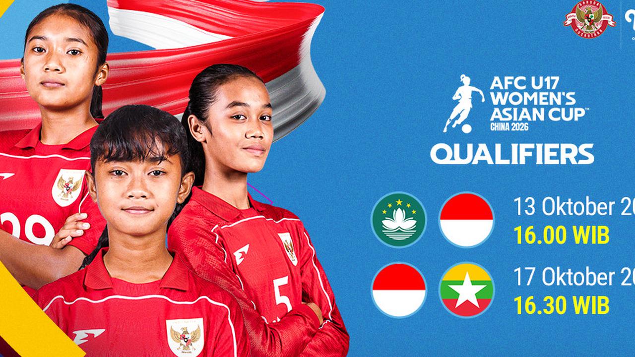 Simak Jadwal Lengkap Timnas Putri Indonesia U-17 di Kualifikasi AFC U-17 Asian Cup 2026, Nonton di Vidio