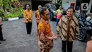 Sebelumnya, Ketua Umum Partai Gerindra Prabowo Subianto juga menyambangi rumah Ketua Dewan Pertimbangan Presiden (Wantimpres), Wiranto, di kawasan Mampang, Jakarta Selatan. (Liputan6.com/Faizal Fanani)