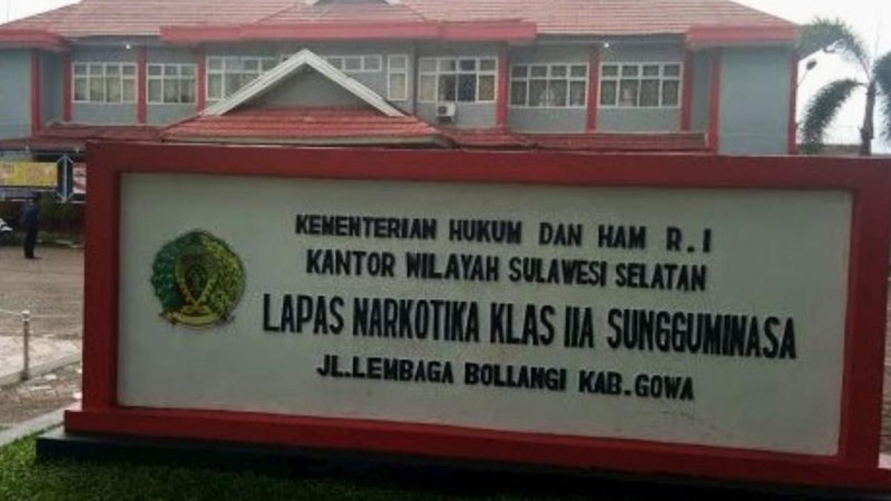 Lapas Sungguminasa Tindak Tegas Narapidana Main Ponsel di Sel