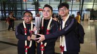 eTimnas Indonesia menjuarai Piala Asia eFootball 2023. (Bola.com/Abdul Aziz).