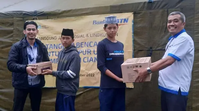 Bersama TNI, BTN Dirikan Posko Tanggap Bencana dan Dapur Umum