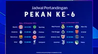 Jadwal Live Streaming Liga Champions 2025/26 Pekan ke-6 Tayang di Vidio