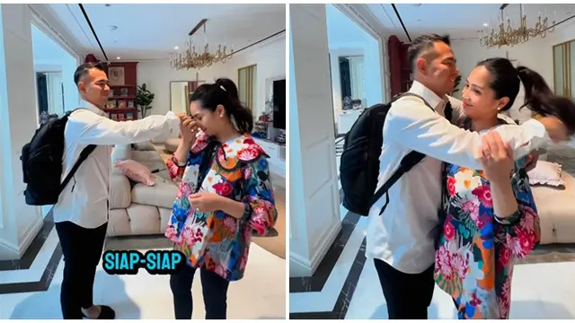 6 Potret Raffi Ahmad Pamit kepada Keluarga Berangkat ke Akmil, Peluk Cium Anak Istri