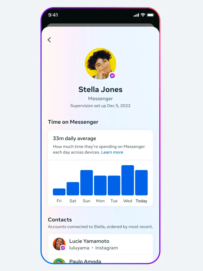 Meta memperkenalkan fitur Pengawasan di Messenger untuk orangtua (Meta)