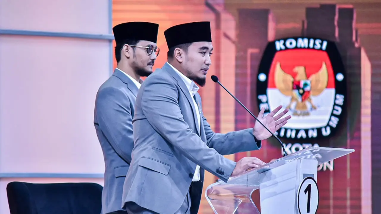 Calon Wali Kota dan Calon Wakil Wali Kota Cilegon, Robinsar dan Fajar Hadi Prabowo (Istimewa)