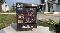 Seagate Game Drive PS4 2TB Marvel's Avengers. (Liputan6.com/ Yuslianson)