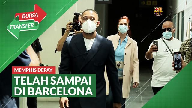 Berita Video Tiba di Barcelona, Memphis Depay Tak Sabar Ingin Bermain
