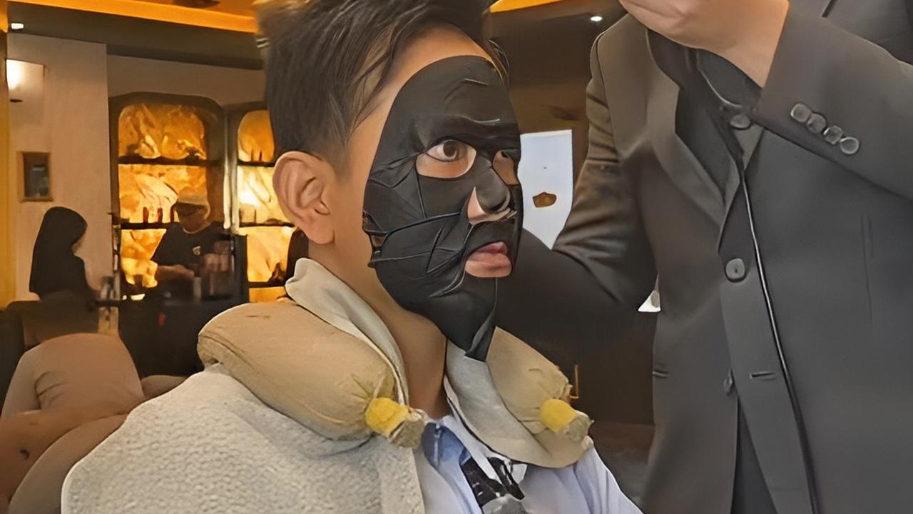Obrolan Santai Gibran Sambil Nyalon & Maskeran Jelang Nonton Debat Capres: Dari Konoha, Wakanda Sampai Model Mullet
