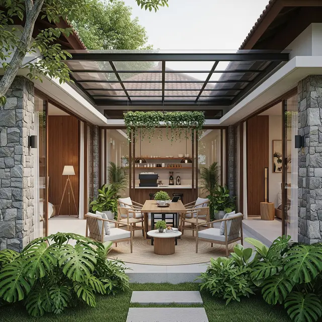 Model Rumah 1 Lantai Estetik Ala Kafe untuk Generasi Milenial