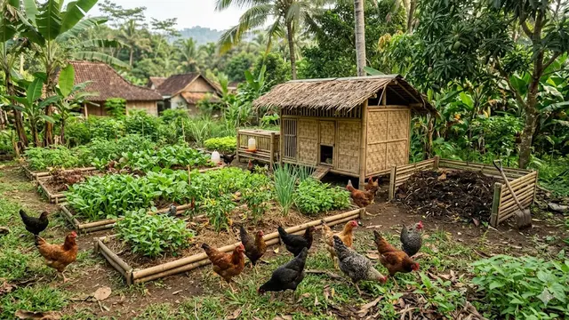 4 Model Umbaran Ayam Kampung ala Peternakan Organik Skala Rumahan, Ini Keunggulannya