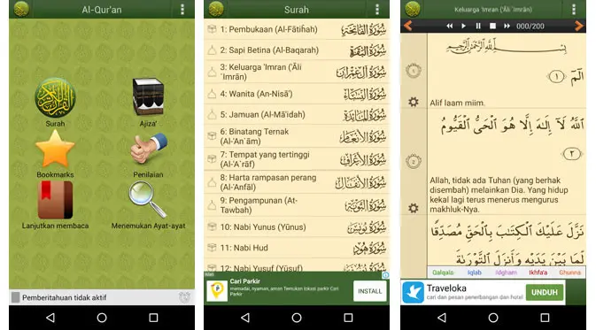 Alquran Bahasa Indonesia. (Doc: Google Play)
