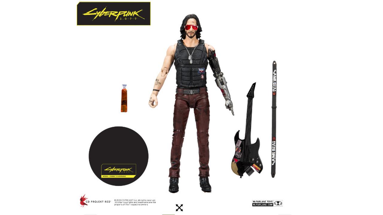 Karakter Keanu Reeves di Cyberpunk 2077 Jadi Action Figure