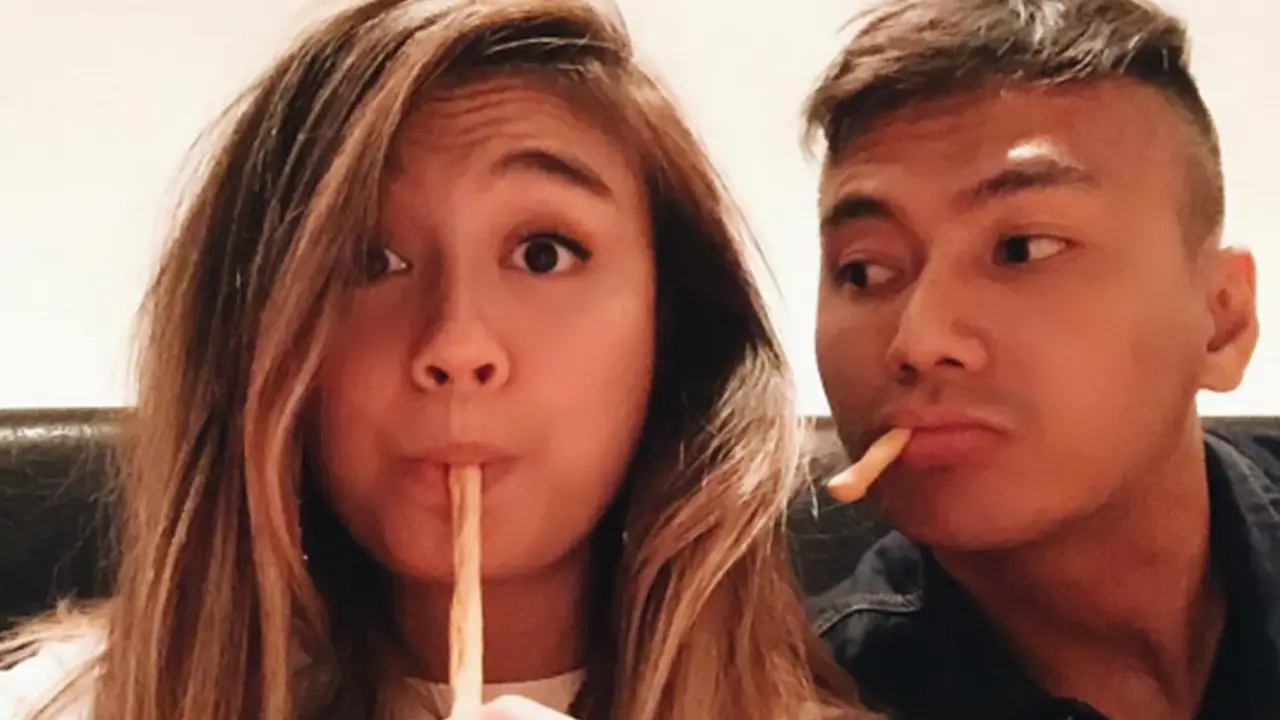 Agnes Monica dan Wijaya Saputra