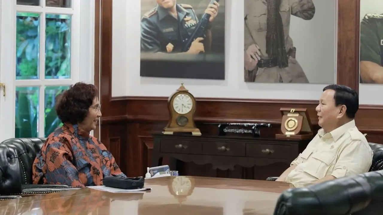 Susi Pudjiastuti - Prabowo Subianto (Foto: Instagram/@susipudjiastuti115)