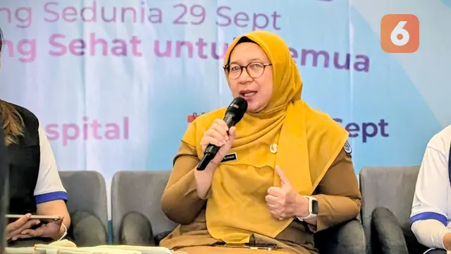 Sekretaris Dinas Lingkungan Hidup dan Kebersihan (DLHK) Kota Depok, Reni Siti Nuraeni, S.Si, M.Si.,