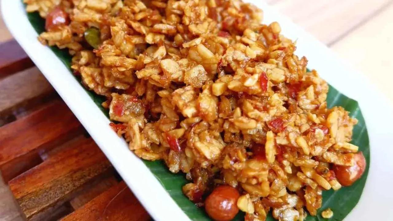 2. Resep Kering Tempe Pedas Manis Kacang