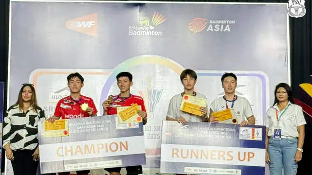 Raymond Indra/Nikolaus Joaquin - Sri Lanka International Challeng 2025 - Bulu Tangkis
