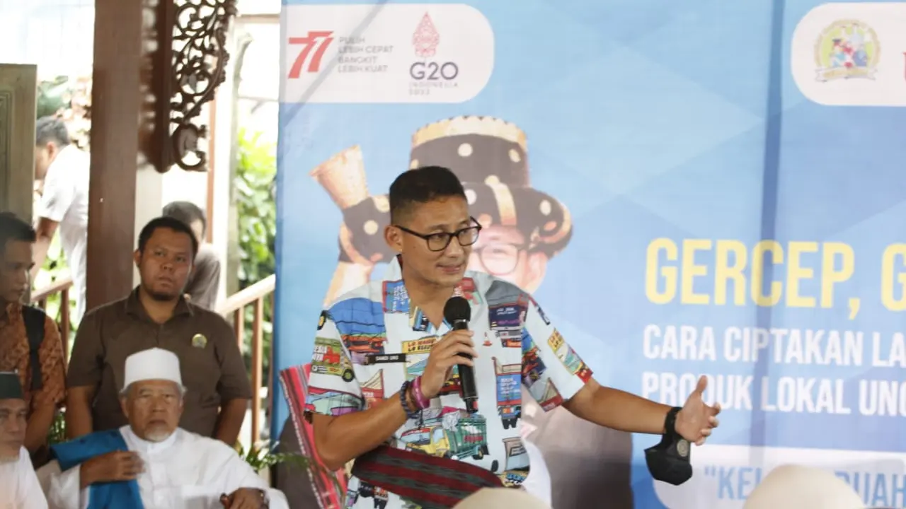 Menteri Pariwasata dan Ekonomi Kreatif, Sandiaga Uno (Istimewa)
